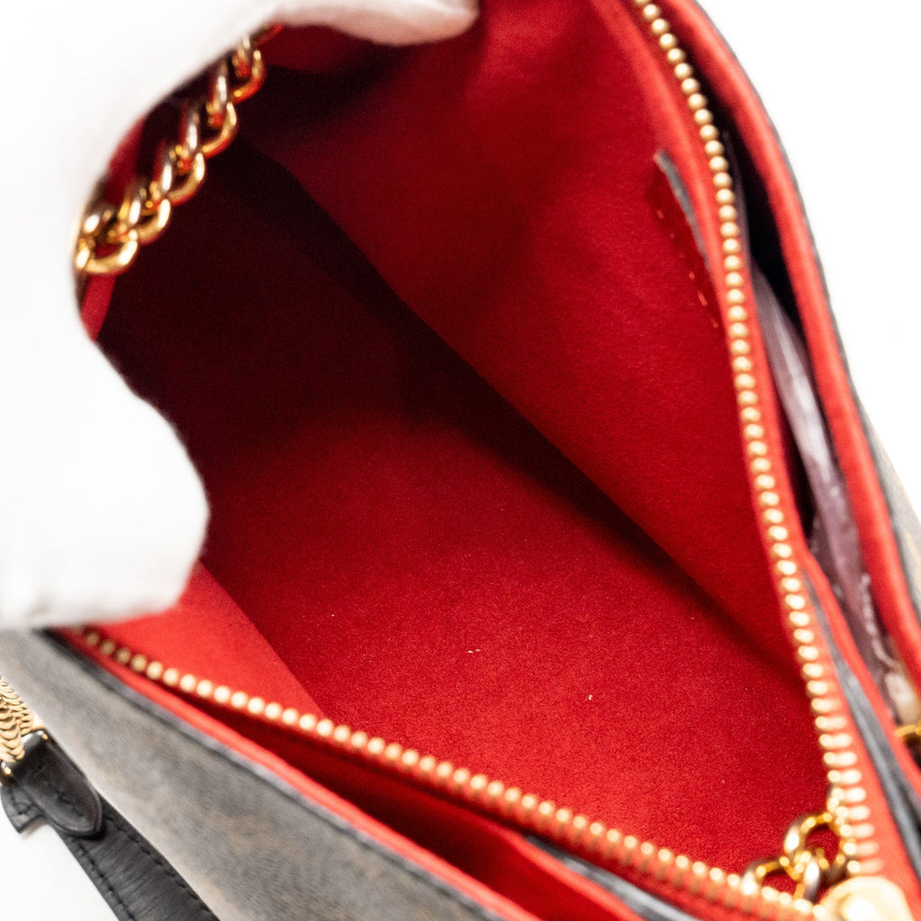 LOUIS VUITTON SURENE BB MONOGRAM CANVAS RED GHW