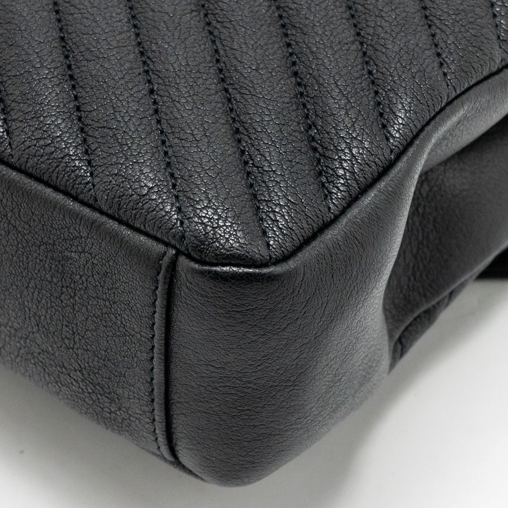 SAINT LAURENT/YSL MEDIUM COLLEGE BAG LAMBSKIN BLACK SHW