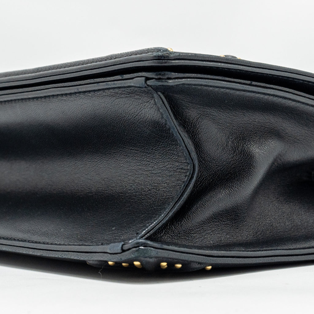 DIOR MEDIUM STUDDED DIORAMA LAMBSKIN BLACK GHW