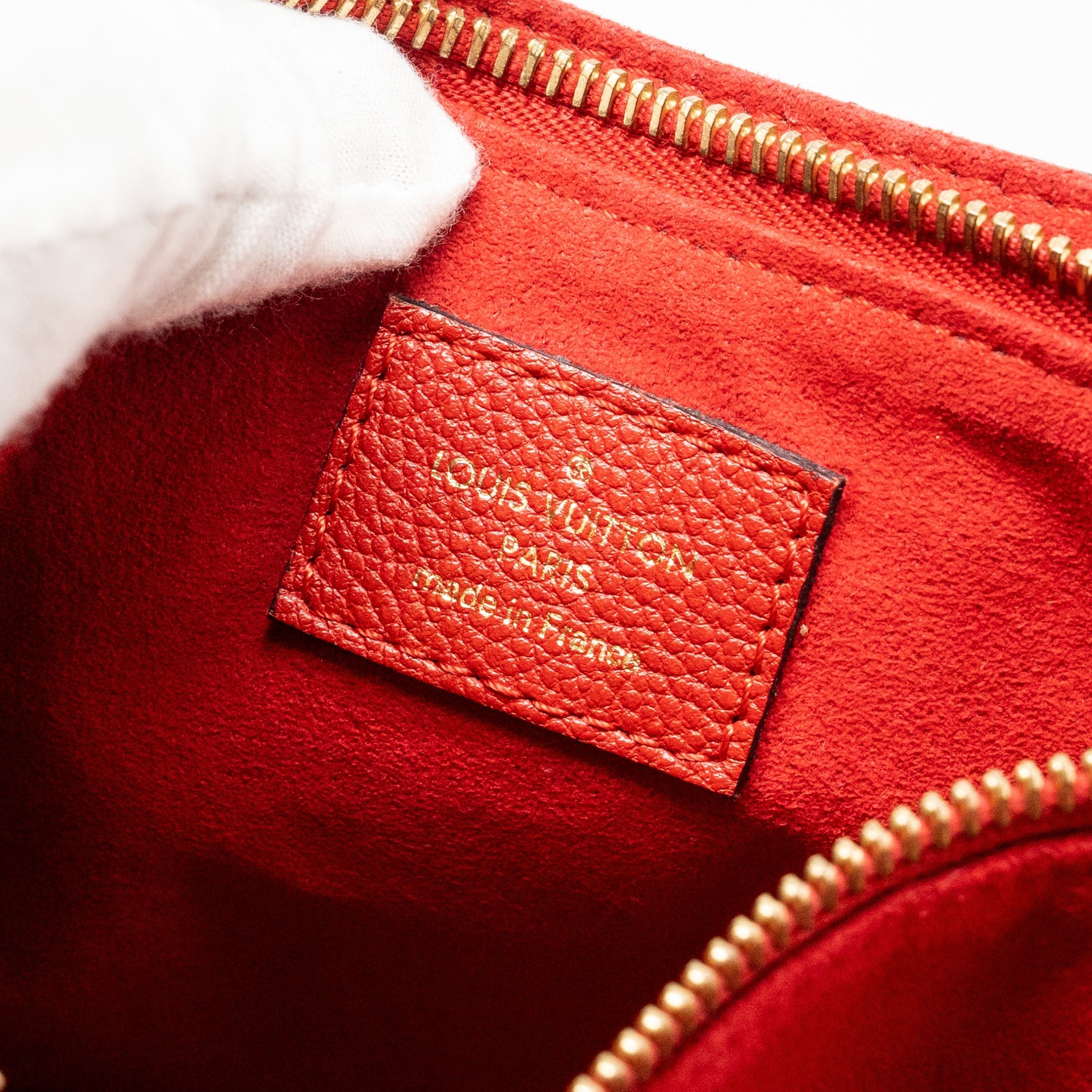 LOUIS VUITTON SURENE BB MONOGRAM CANVAS RED GHW