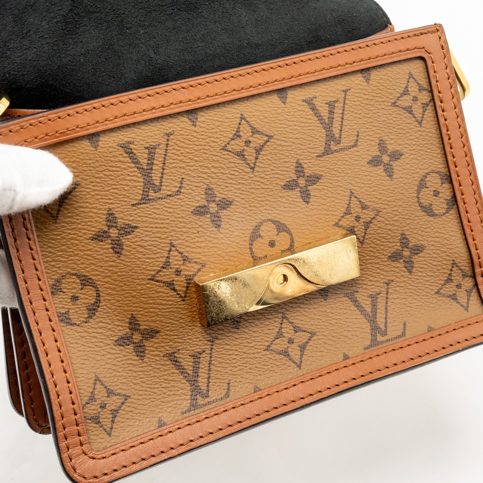 LOUIS VUITTON MINI DAUPHINE MONOGRAM CANVAS GHW