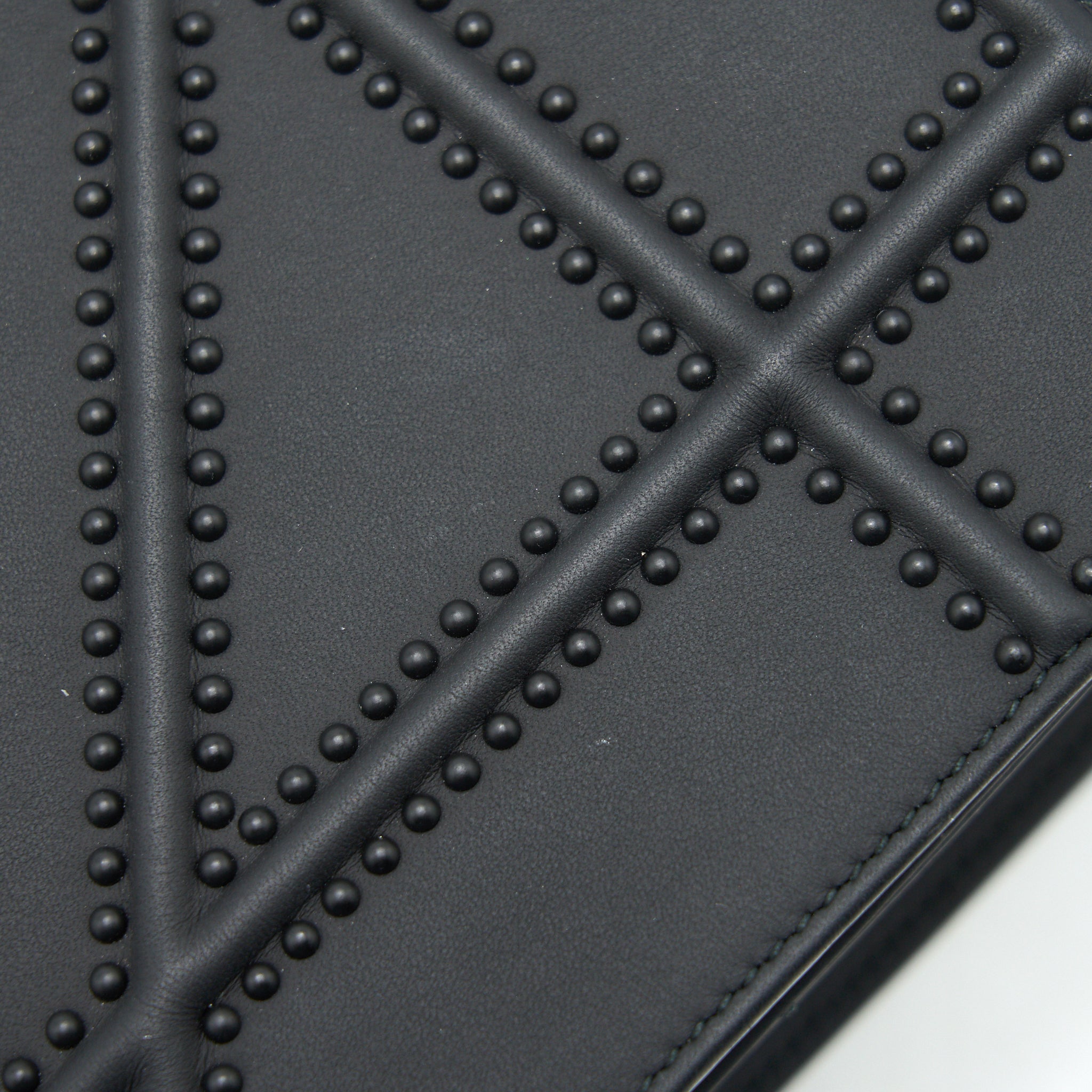 DIOR MEDIUM STUDDED SO BLACK DIORAMA BAG