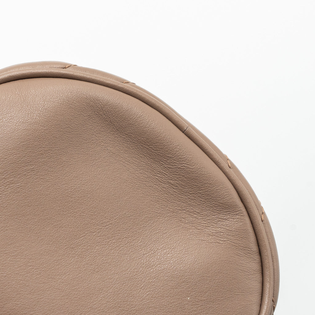 GUCCI GG MARMONT MINI BUCKET BAG BEIGE GHW