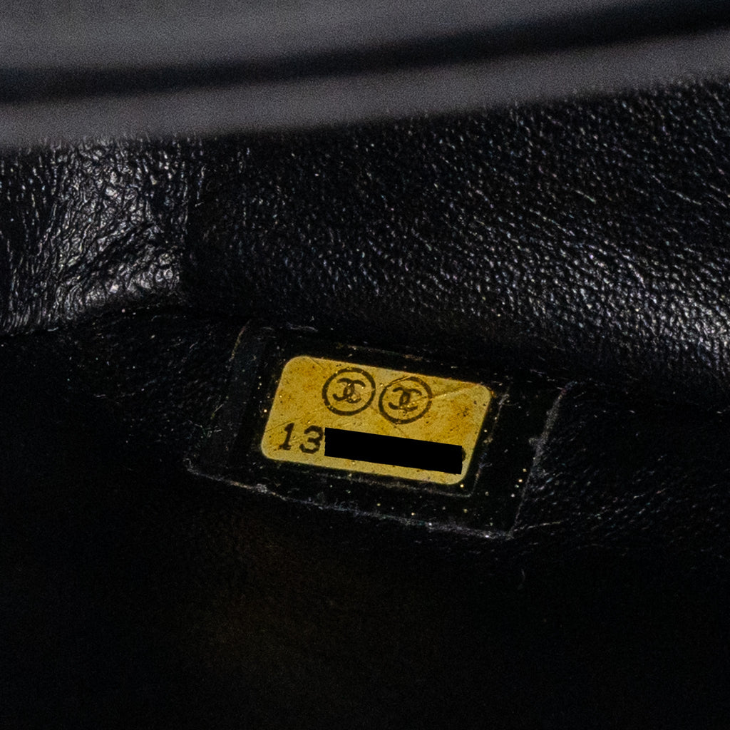 CHANEL JUMBO CLASSIC SINGLE FLAP BAG CAVIAR BLACK SHW