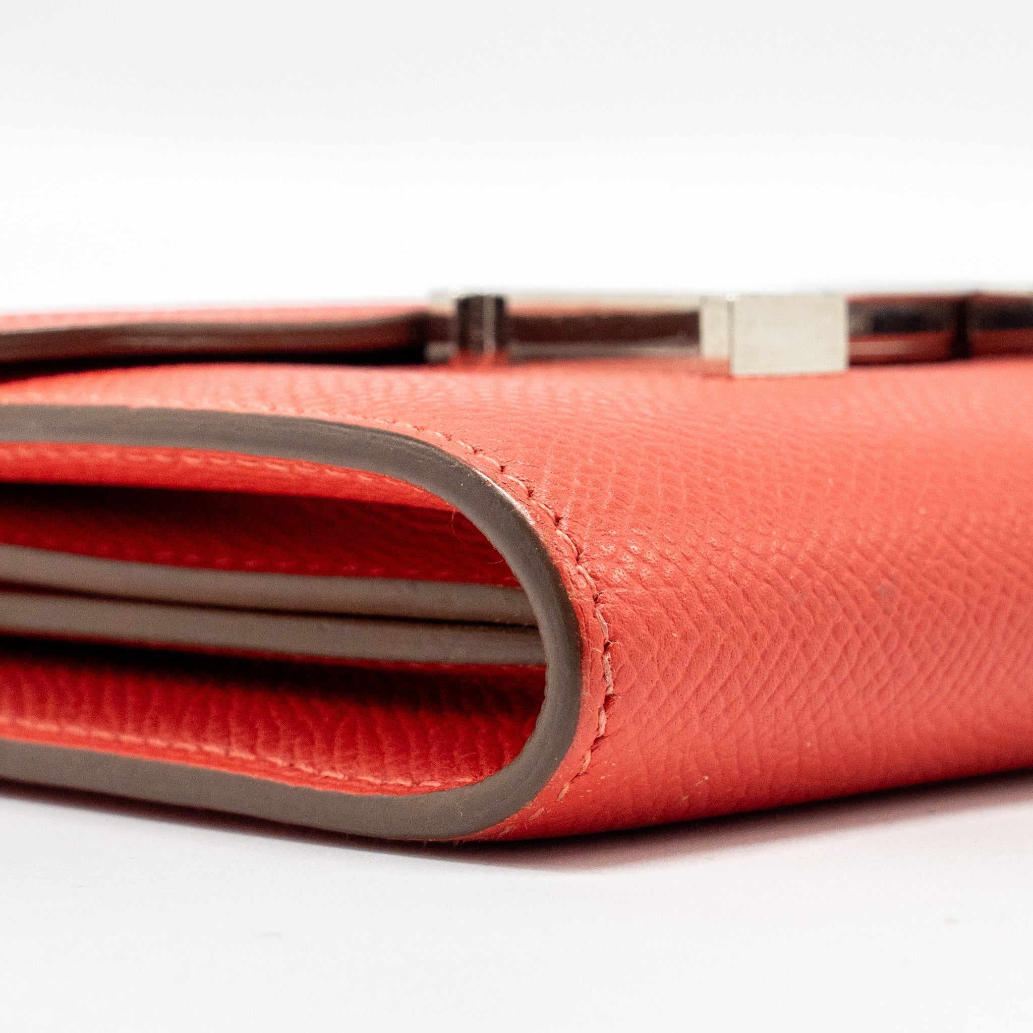 HERMES CONSTANCE WALLET EPSOM RED