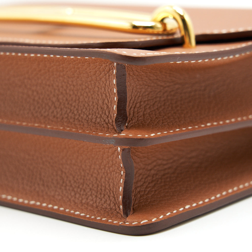 HERMES MINI ROULIS GOLD GHW