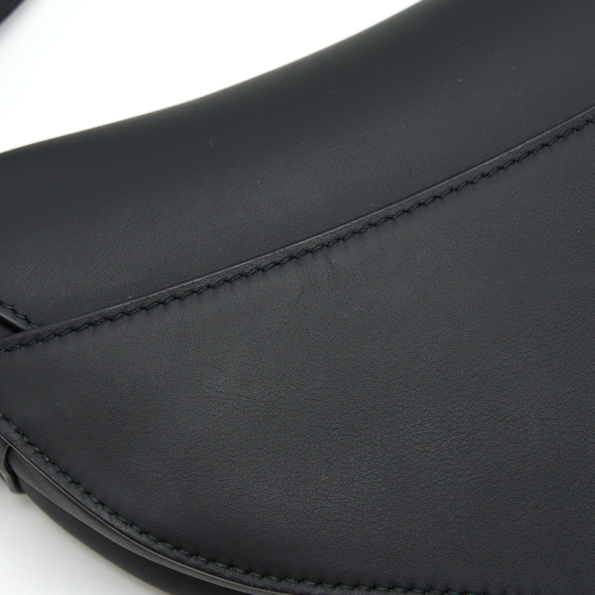 DIOR MINI SADDLE CALFSKIN SO BLACK WITH AN EXTRA SHOULDER STRAP