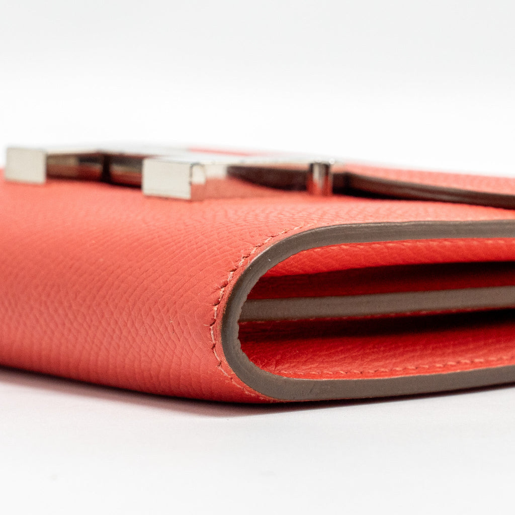 HERMES CONSTANCE WALLET EPSOM RED