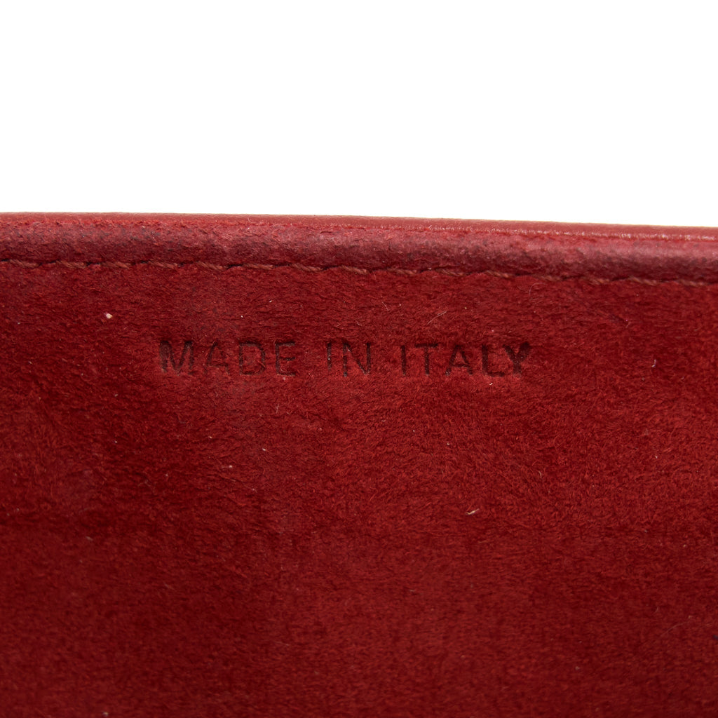 DIOR DIORAMA CROSSBODY BAG WITH HANDLE RED GHW