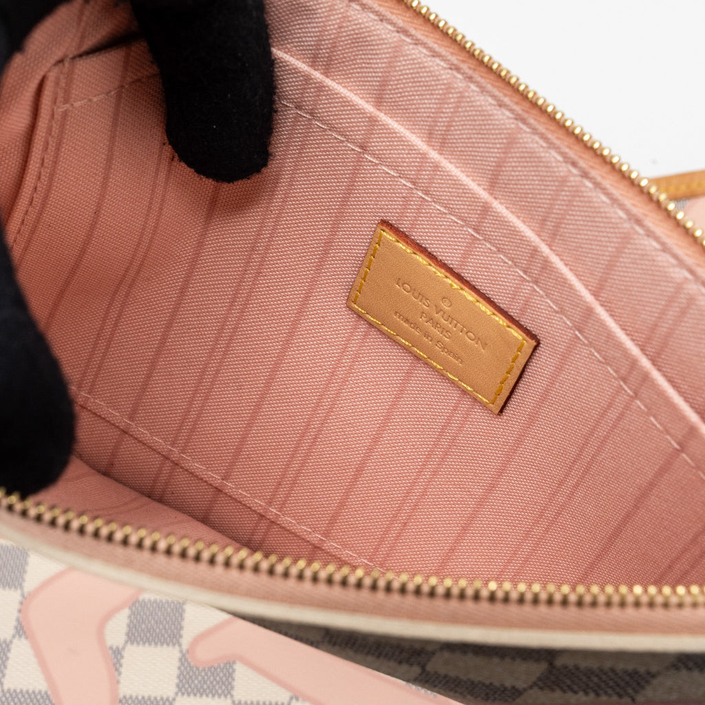 LOUIS VUITTON NEVERFULL MM DAMIER AZUR TAHITI GHW