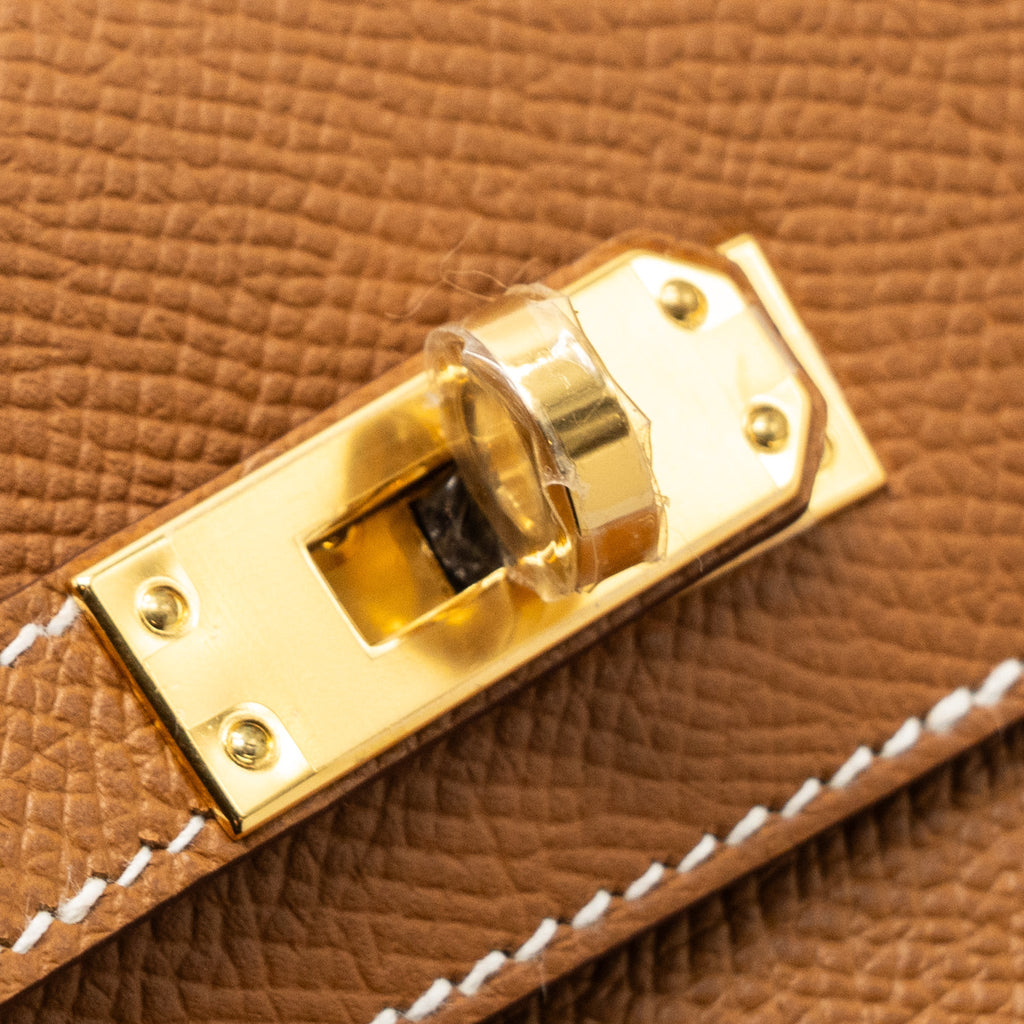 HERMES KELLY SELLIER EN DESORDRE 20 EPSOM GOLD GHW