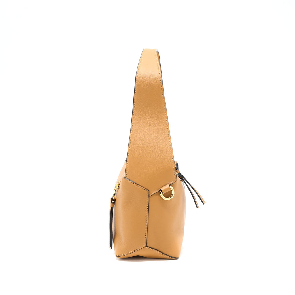 LOEWE PUZZLE HOBO BAG NAPPA CALFSKIN WARM DESERT GHW