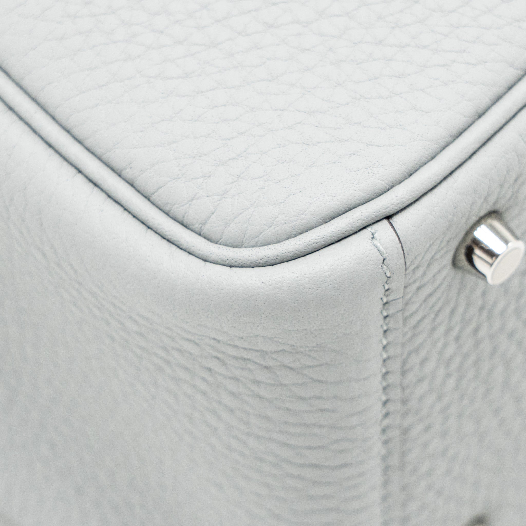 HERMES MINI LINDY II CLEMENCE BLUE GLACIER SHW