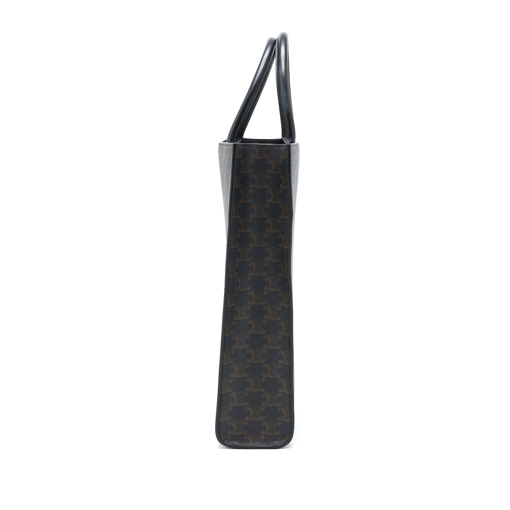 CELINE VERTICAL CABAS TRIOMPHE CANVAS GHW