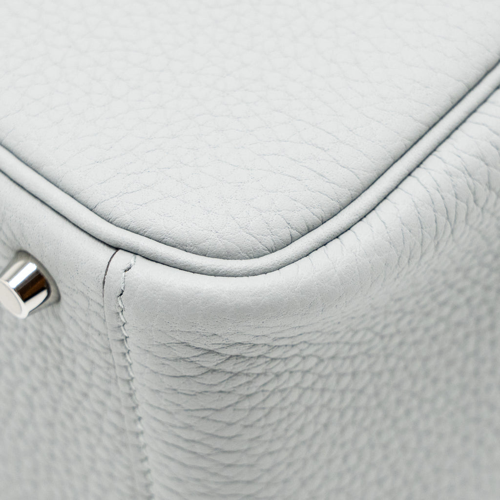 HERMES MINI LINDY II CLEMENCE BLUE GLACIER SHW
