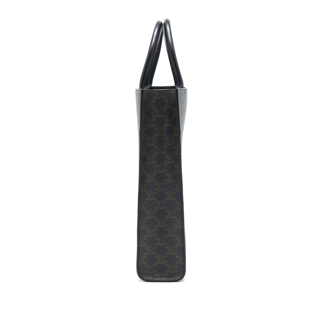 CELINE VERTICAL CABAS TRIOMPHE CANVAS GHW