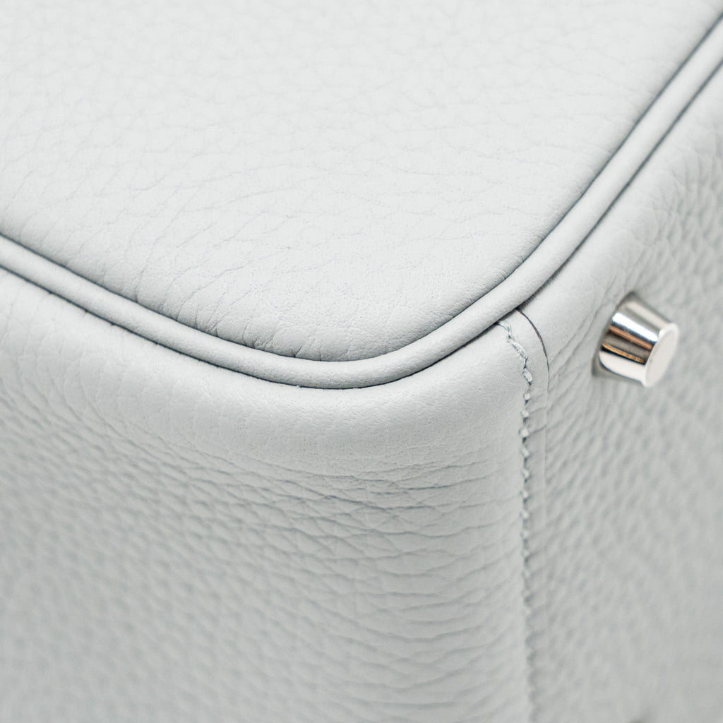 HERMES MINI LINDY II CLEMENCE BLUE GLACIER SHW