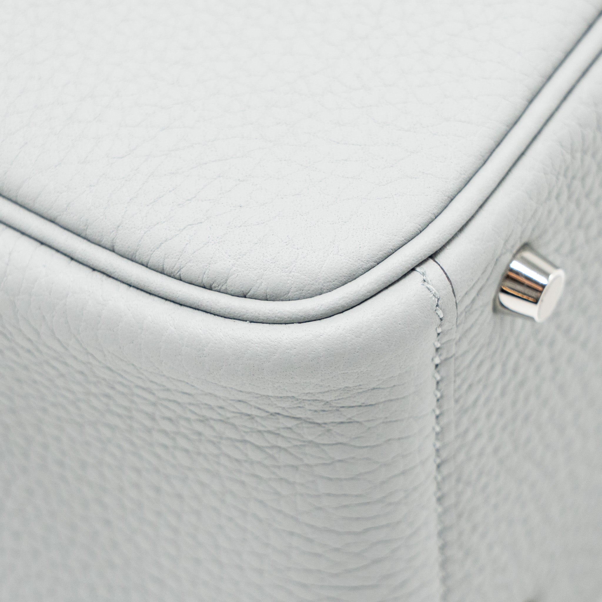 HERMES MINI LINDY II CLEMENCE BLUE GLACIER SHW