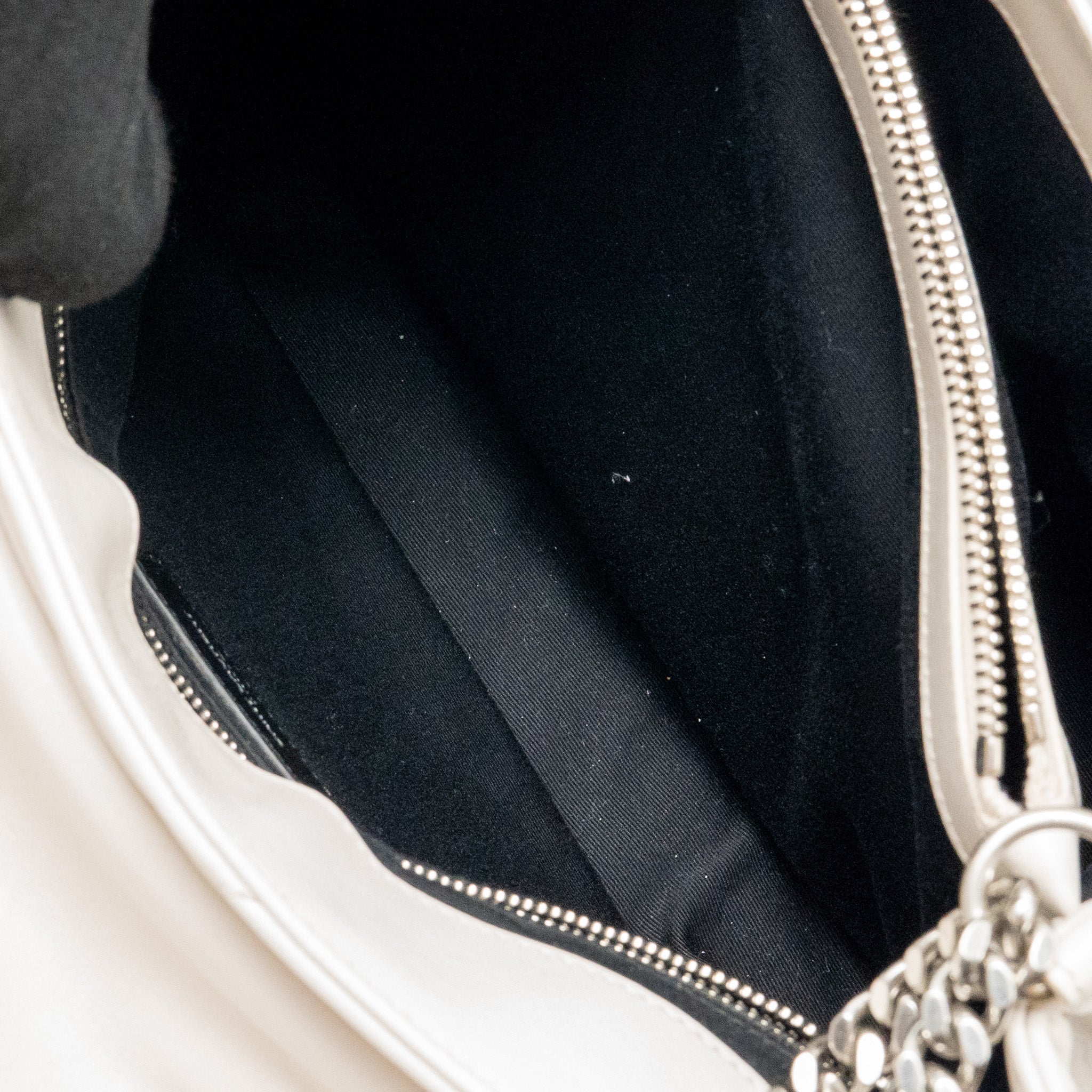 SAINT LAURENT/YSL MEDIUM LOU LOU BAG CALFSKIN WHITE SHW