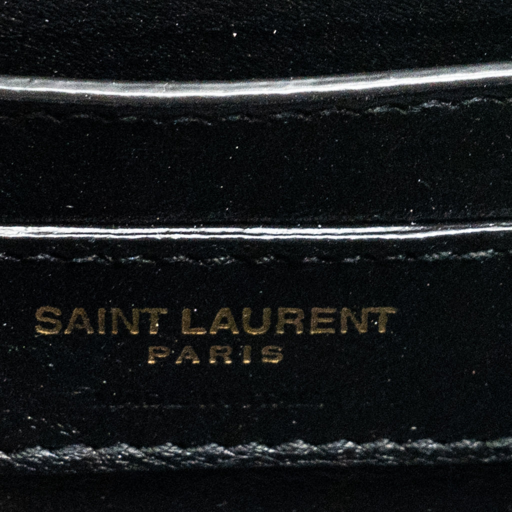 SAINT LAURENT SMALL SOLFERINO SATCHEL CROSSBODY BAG WHITE GHW