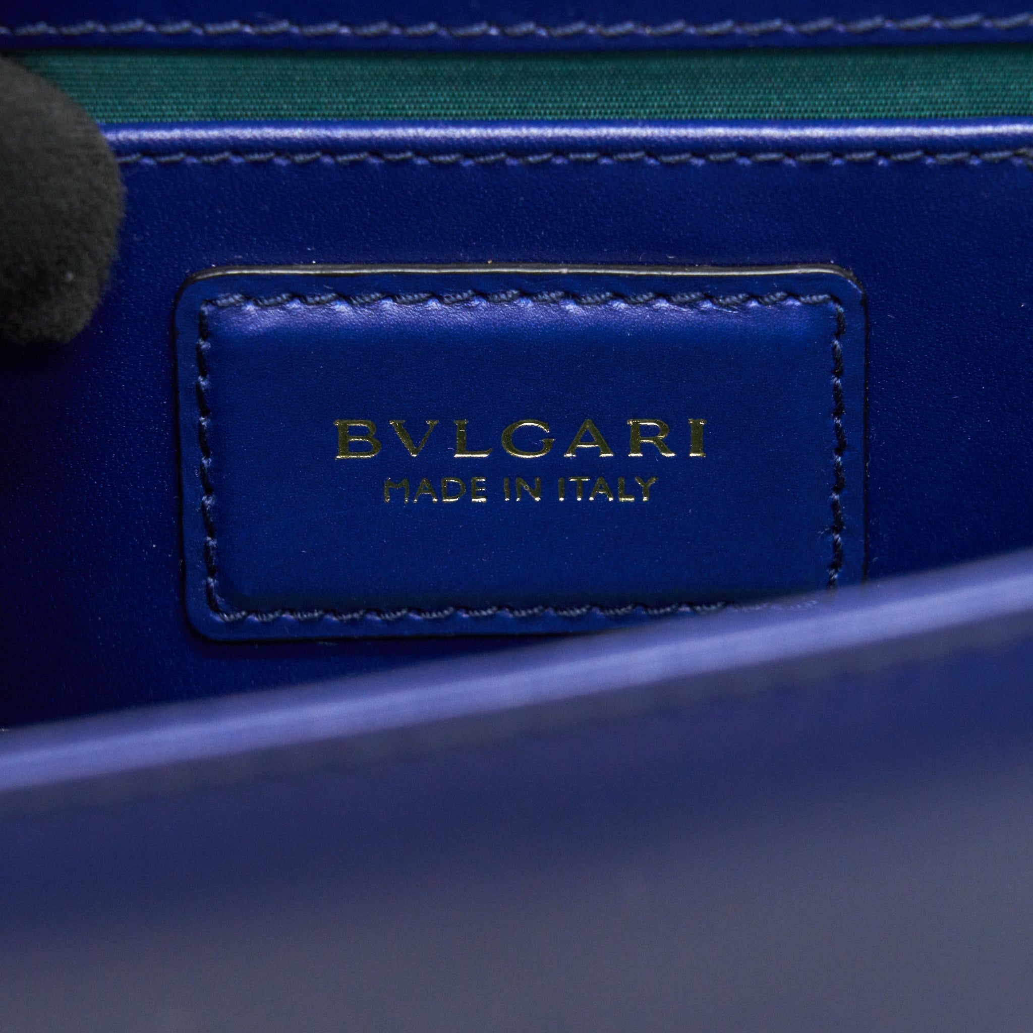 BVLGARI SERPENTI FOREVER FLAP COVER IN ROYAL SAPPHIRE