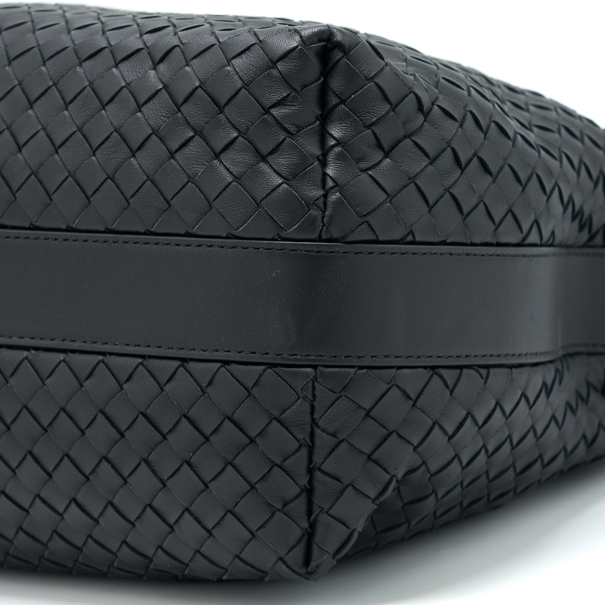 BOTTEGA VENETA HOBO BAG INTRECCIATO BLACK
