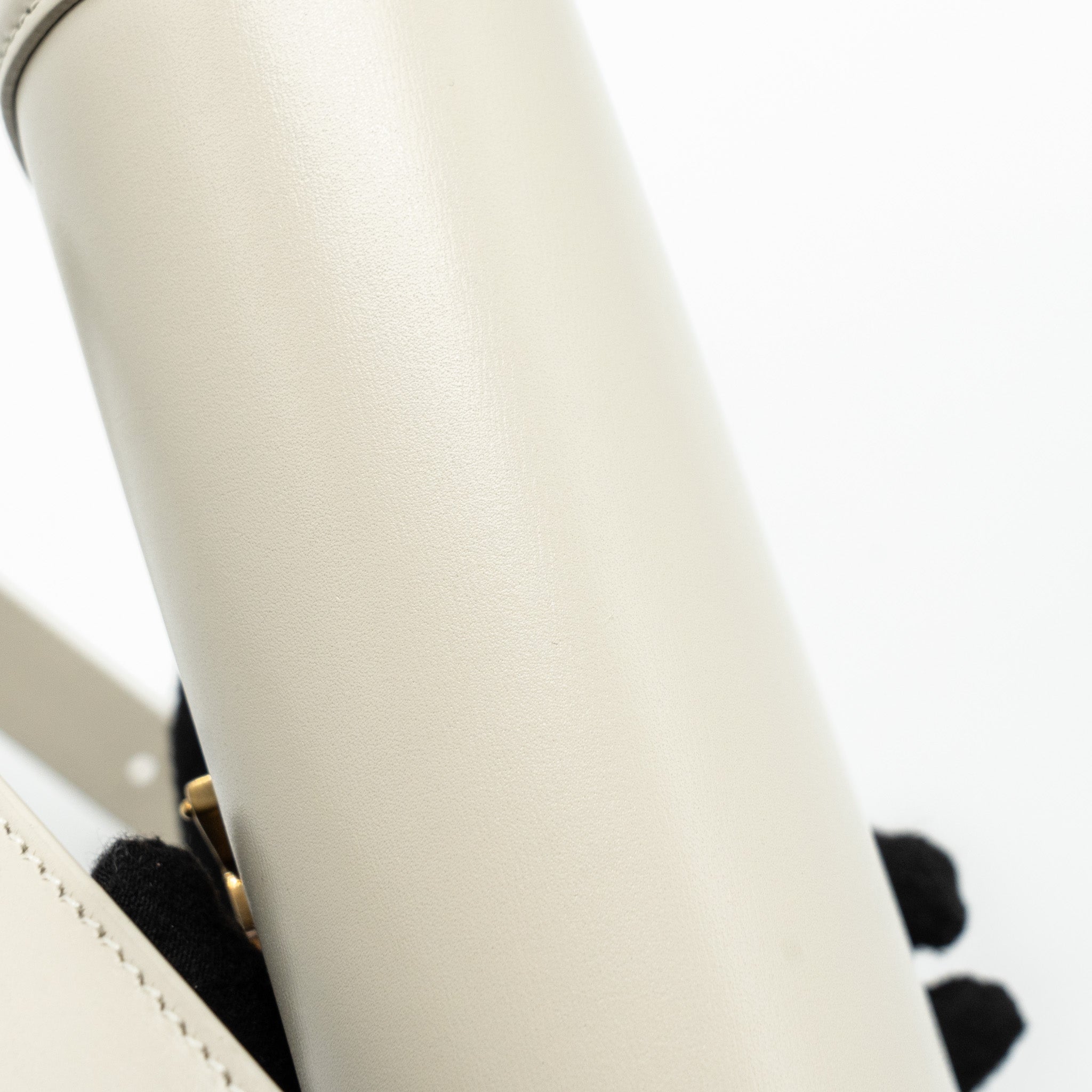 SAINT LAURENT SMALL SOLFERINO SATCHEL CROSSBODY BAG WHITE GHW