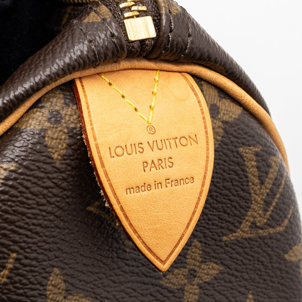 LOUIS VUITTON SPEEDY 30 MONOGRAM CANVAS GHW