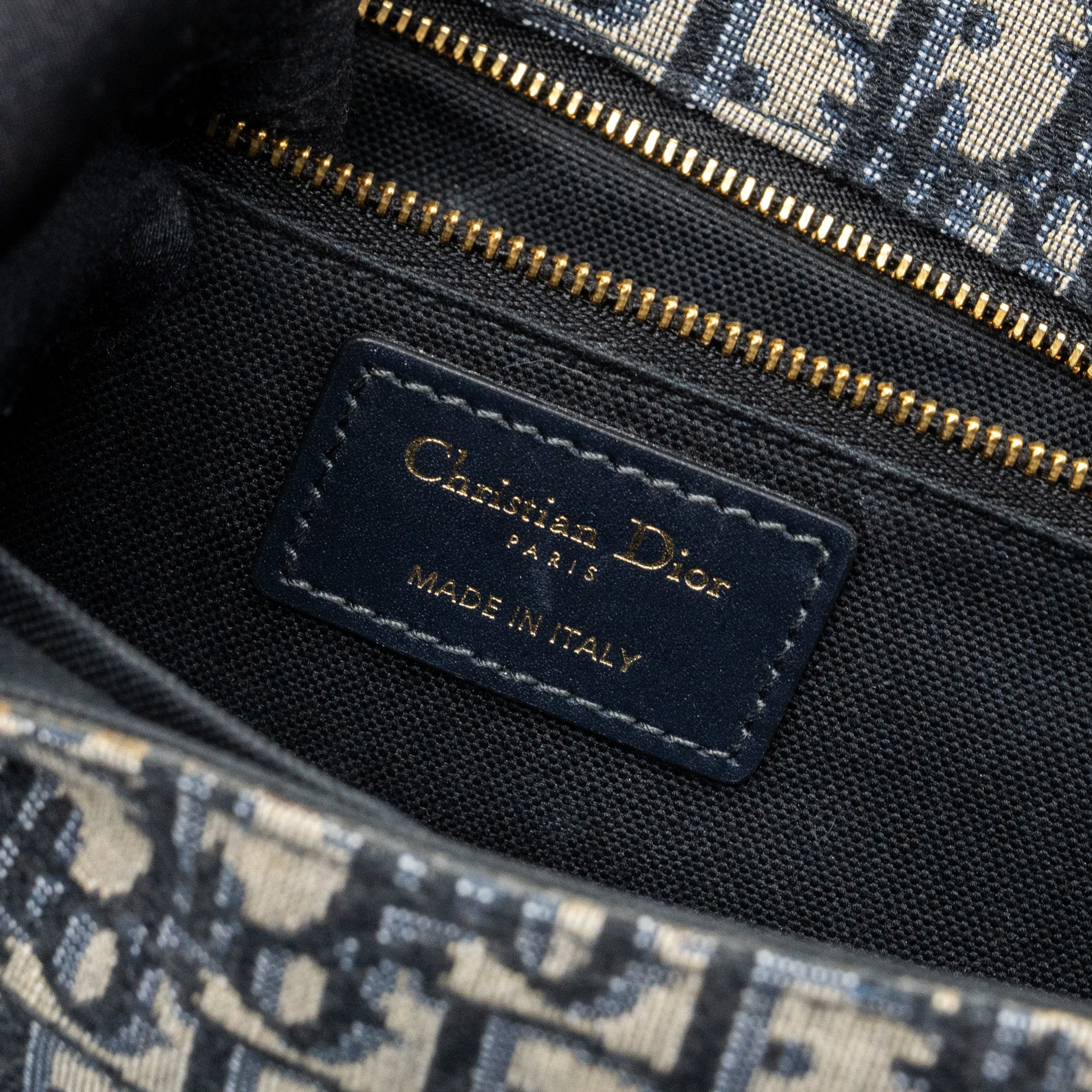 DIOR 30 MONTAIGNE BAG BLUE DIOR OBLIQUE JACQUARD CANVAS/ LEATHER GHW