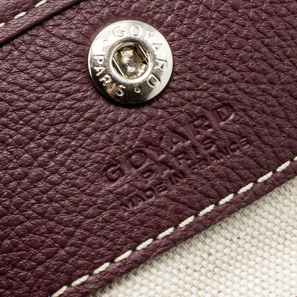 GOYARD MINI ANJOU MINI BAG CANVAS/ CALFSKIN BURGUNDY SHW