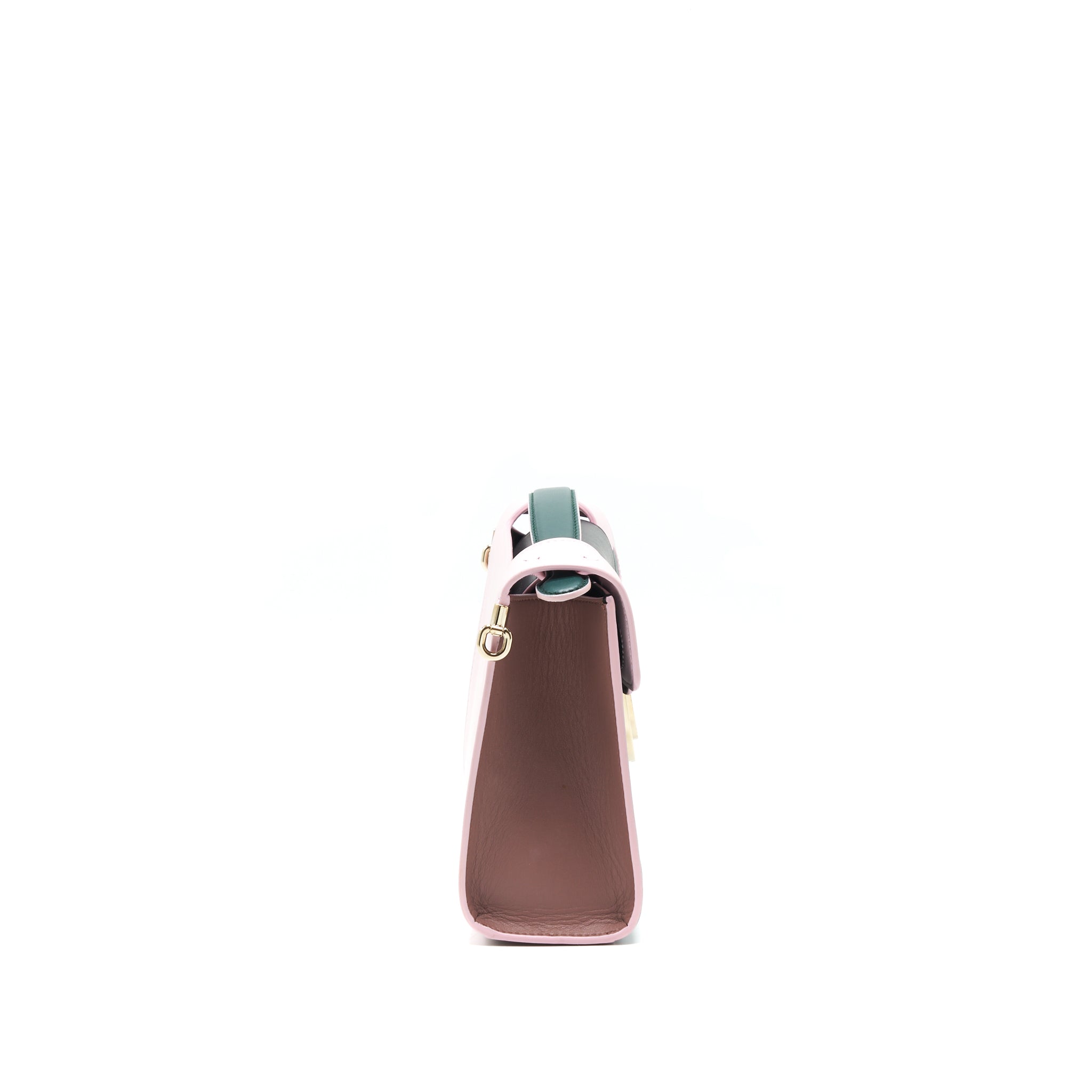 DIOR DIOREVER CLUTCH WITH STRAP PINK AND BLACK LGHW