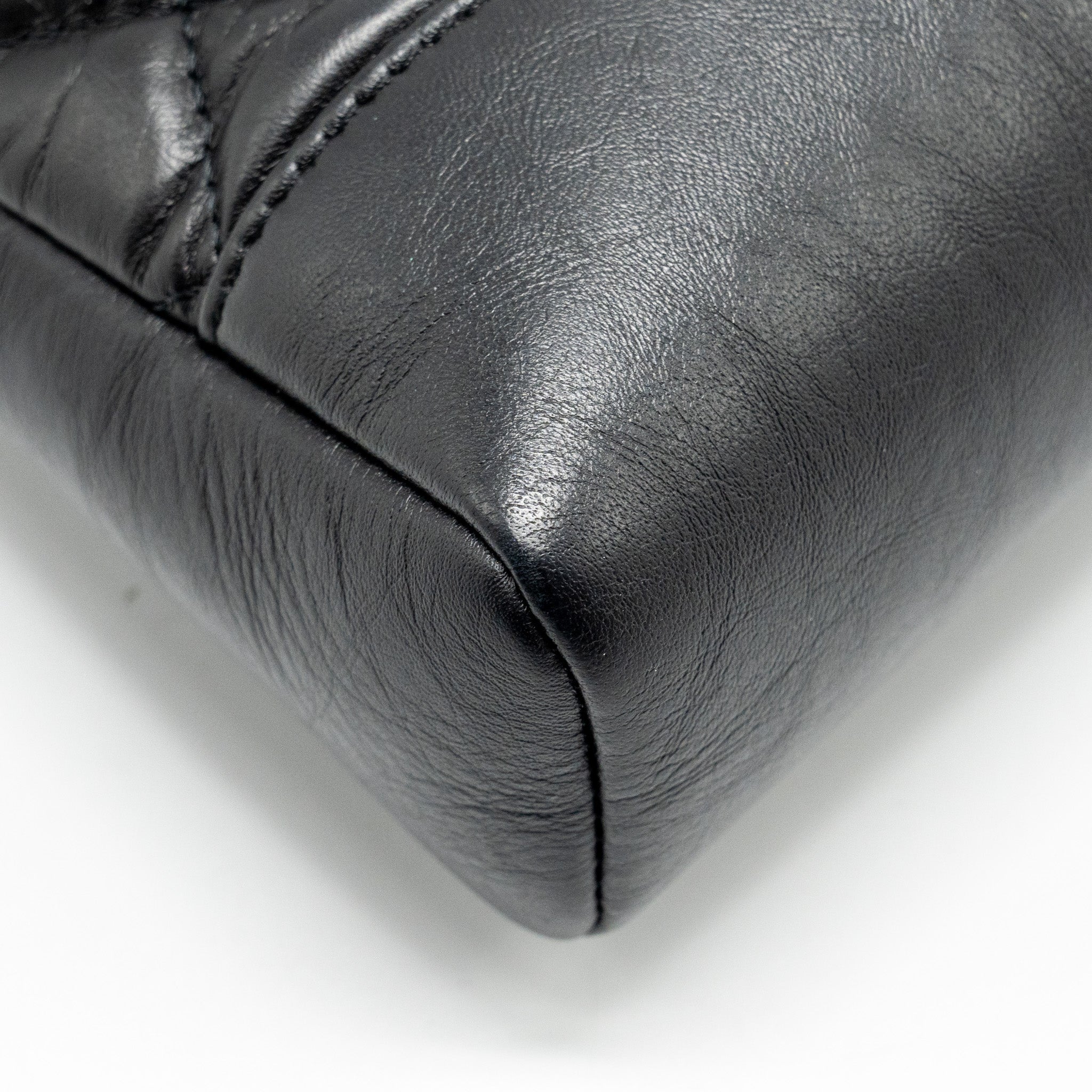 CHANEL MINI 31 BAG CALFSKIN BLACK LGHW (MICROCHIP)