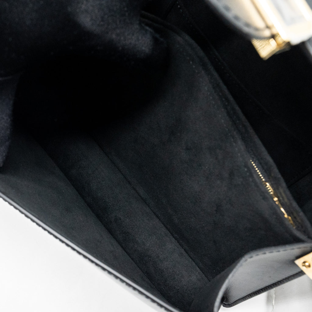 LOUIS VUITTON DAUPHINE MM EPI BLACK GHW (NEW VERSION)