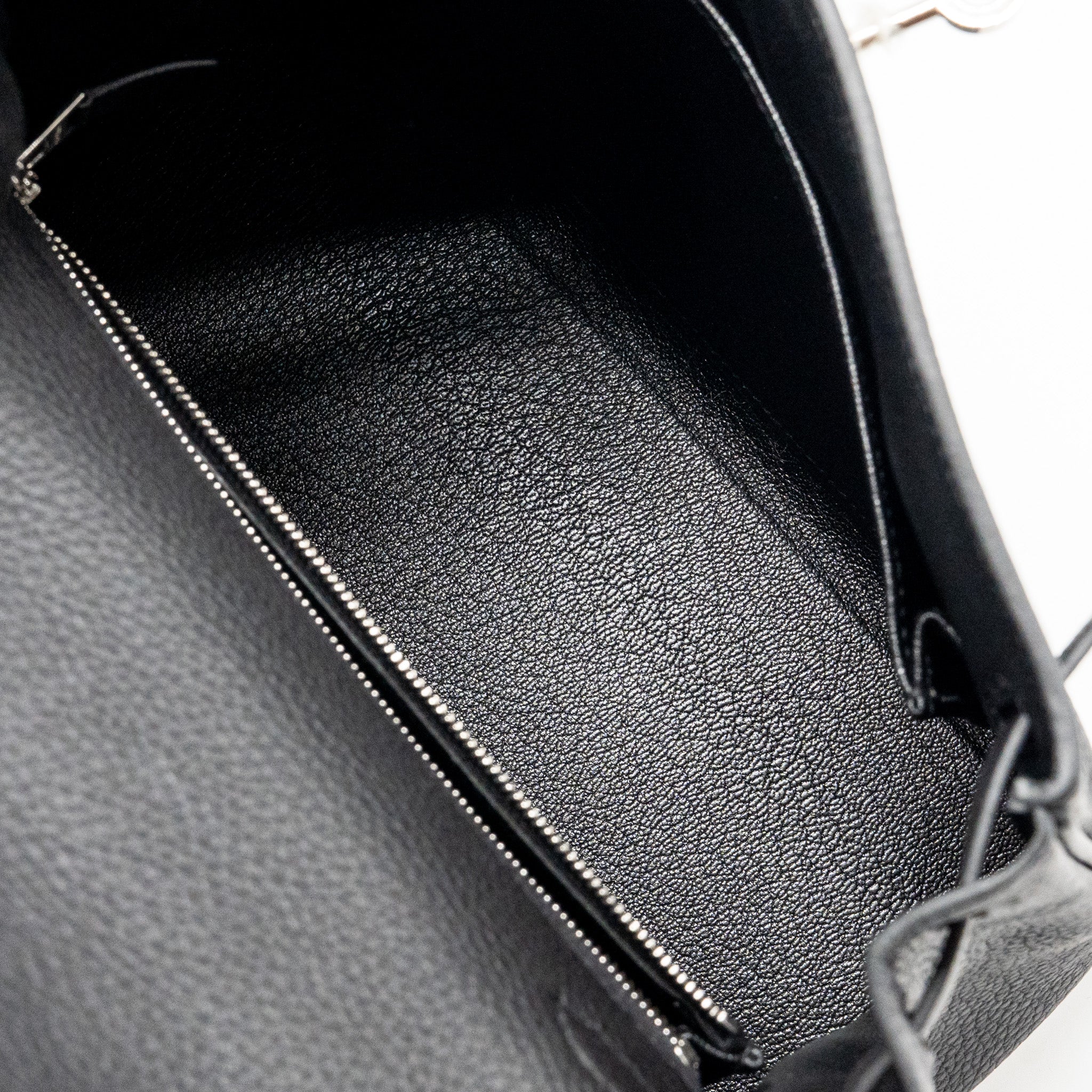 HERMES KELLY 25 TOGO BLACK SHW