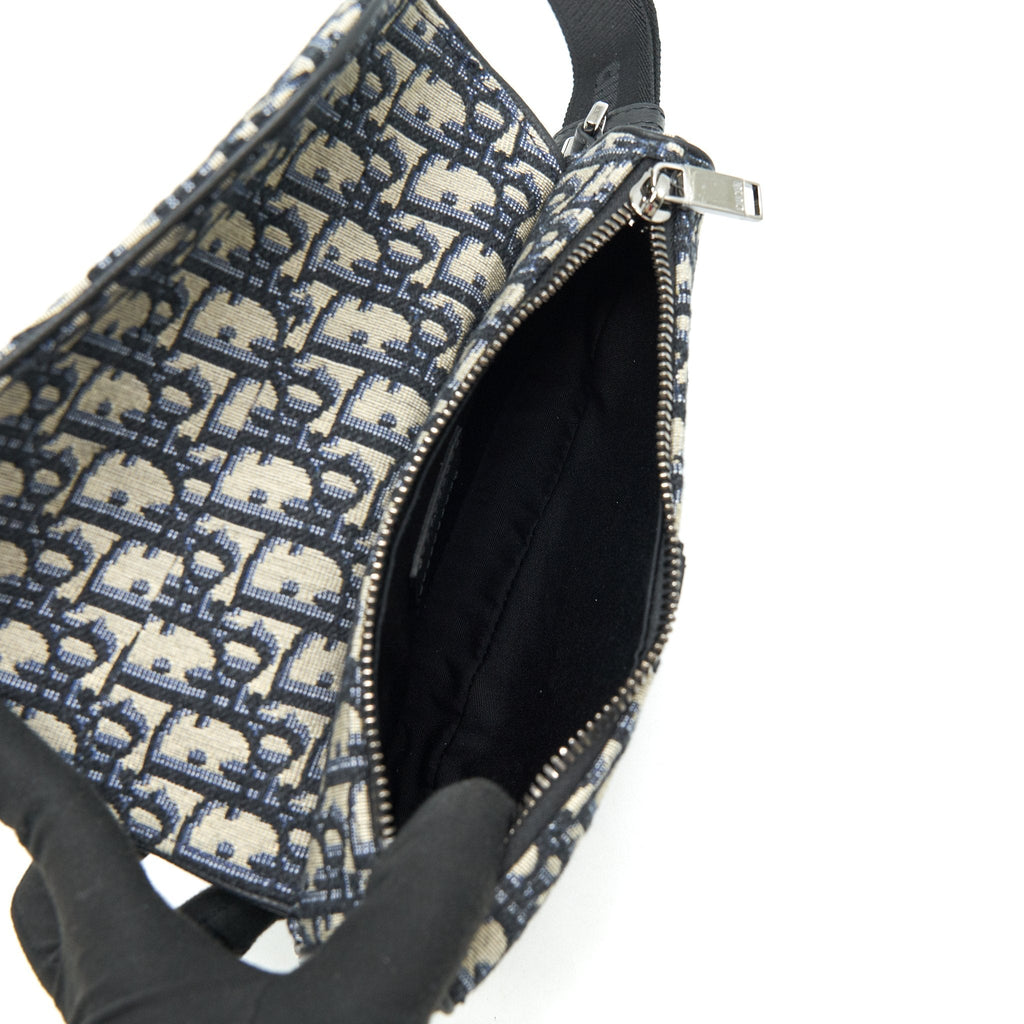 CHRISTIAN DIOR OBLIQUE SADDLE BELT BAG