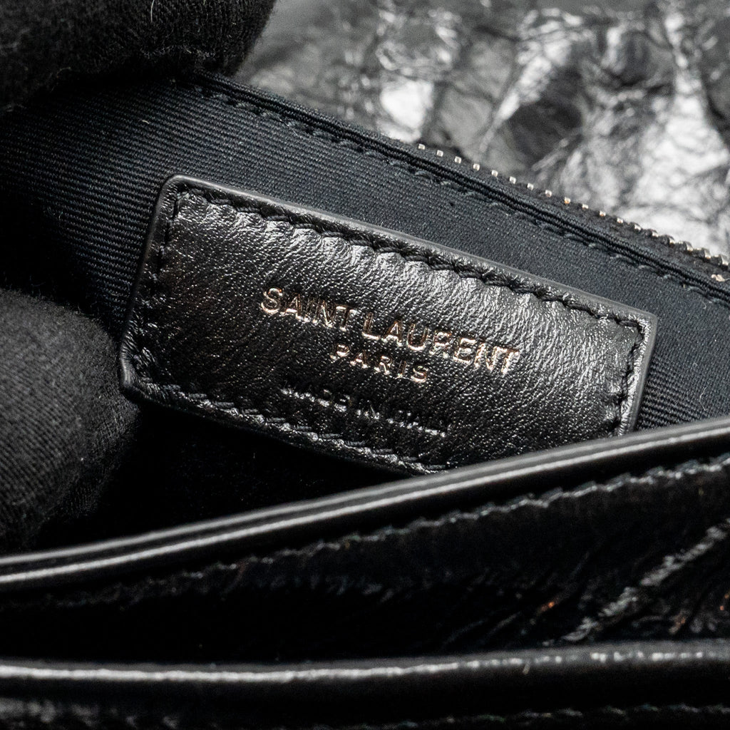 SAINT LAURENT / YSL MEDIUM NIKI CALFSKIN BLACK SHW