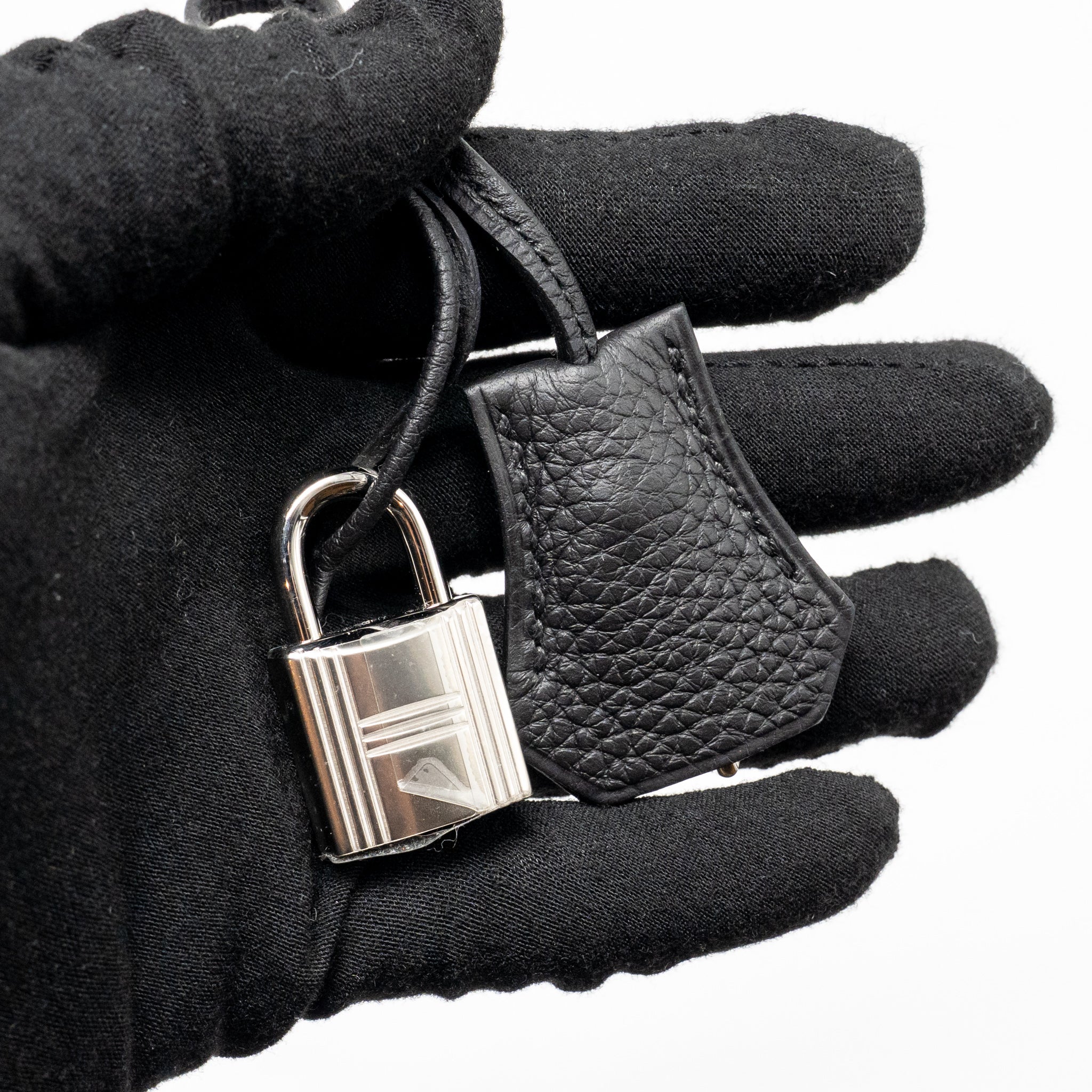 HERMES KELLY 25 TOGO BLACK SHW