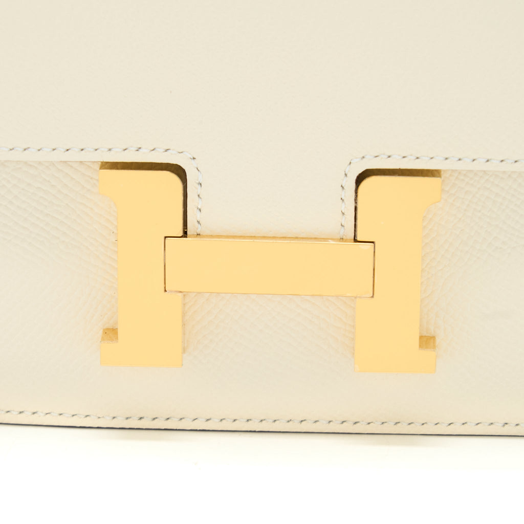HERMES MINI CONSTANCE EPSOM NATA GHW