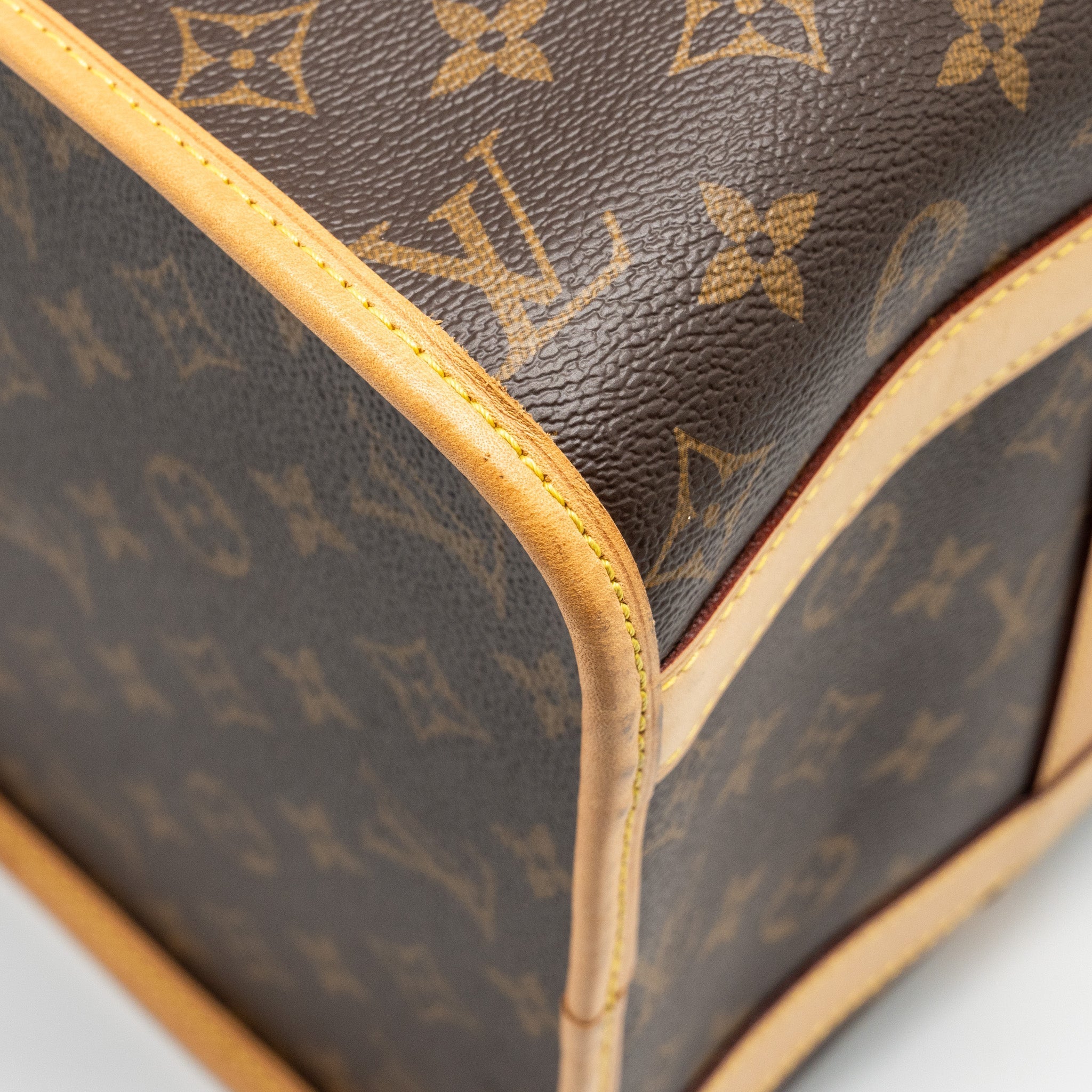 LOUIS VUITTON DOG BAG MONOGRAM CANVAS GHW