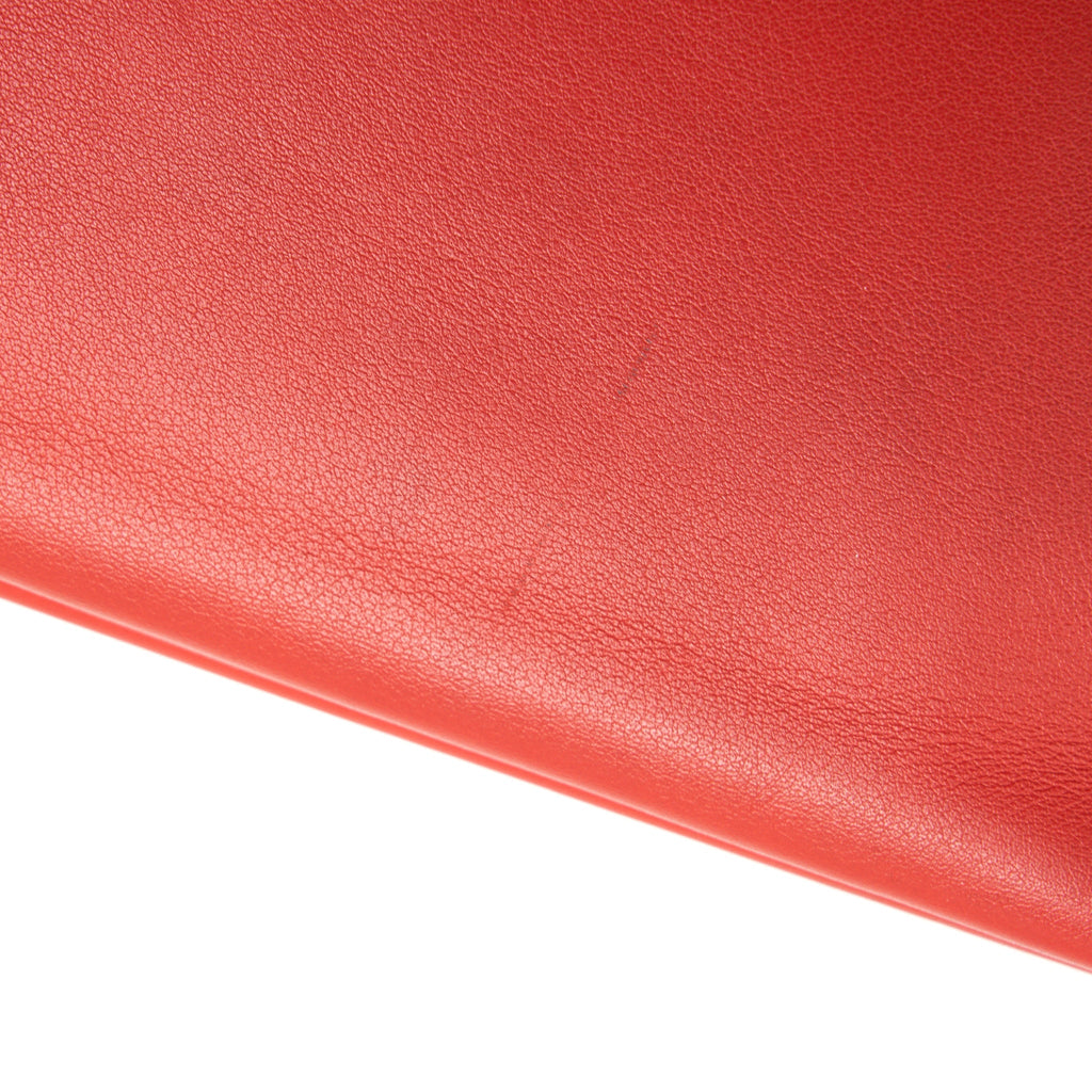 HERMES BOLIDE 27 SWIFT LEATHER RED WITH SHW