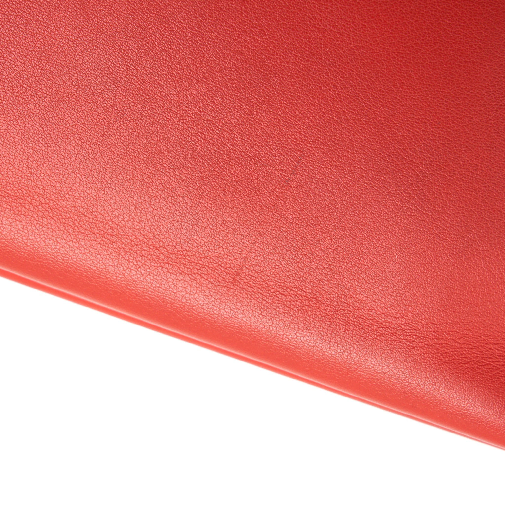 HERMES BOLIDE 27 SWIFT LEATHER RED WITH SHW