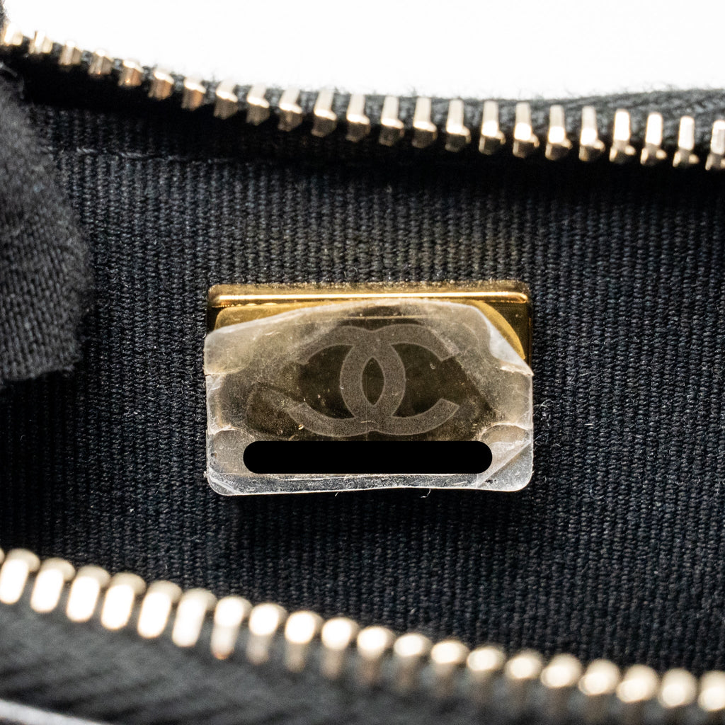 CHANEL 23B ROUND HOBO SHOULDER BAG LAMBSKIN BLACK GHW (MICROCHIP)