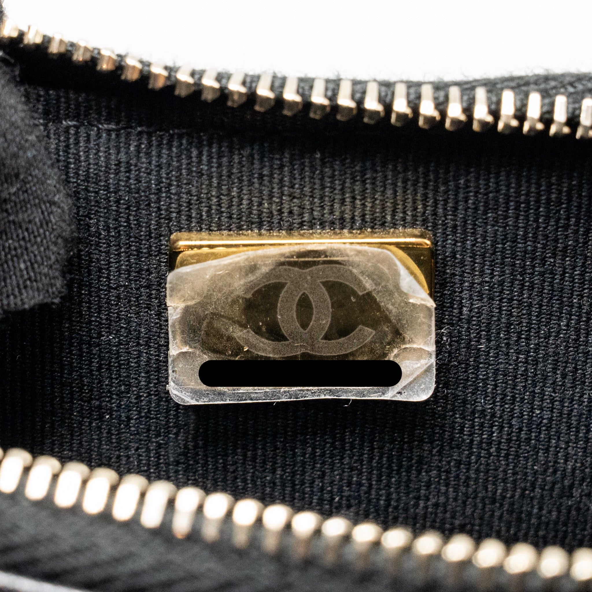 CHANEL 23B ROUND HOBO SHOULDER BAG LAMBSKIN BLACK GHW (MICROCHIP)