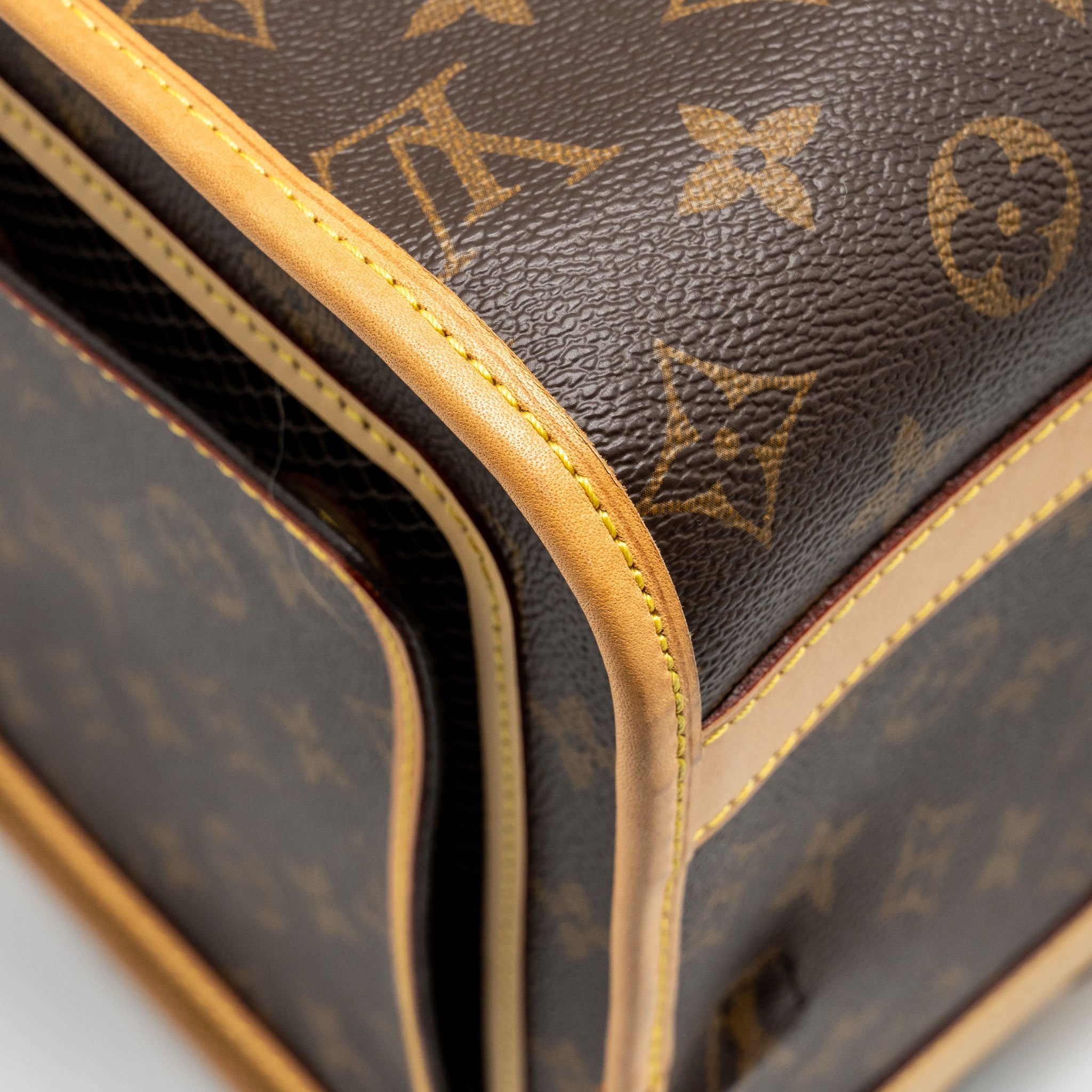 LOUIS VUITTON DOG BAG MONOGRAM CANVAS GHW