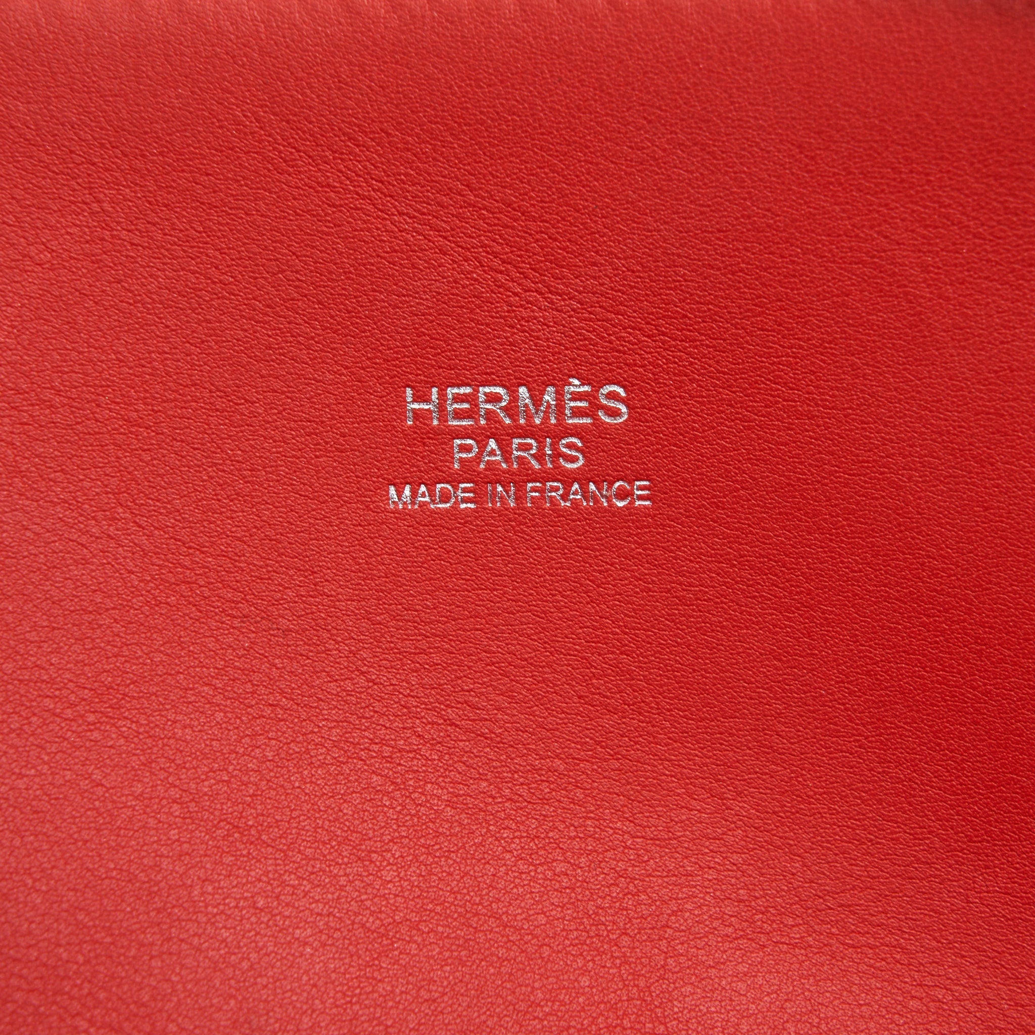 HERMES BOLIDE 27 SWIFT LEATHER RED WITH SHW