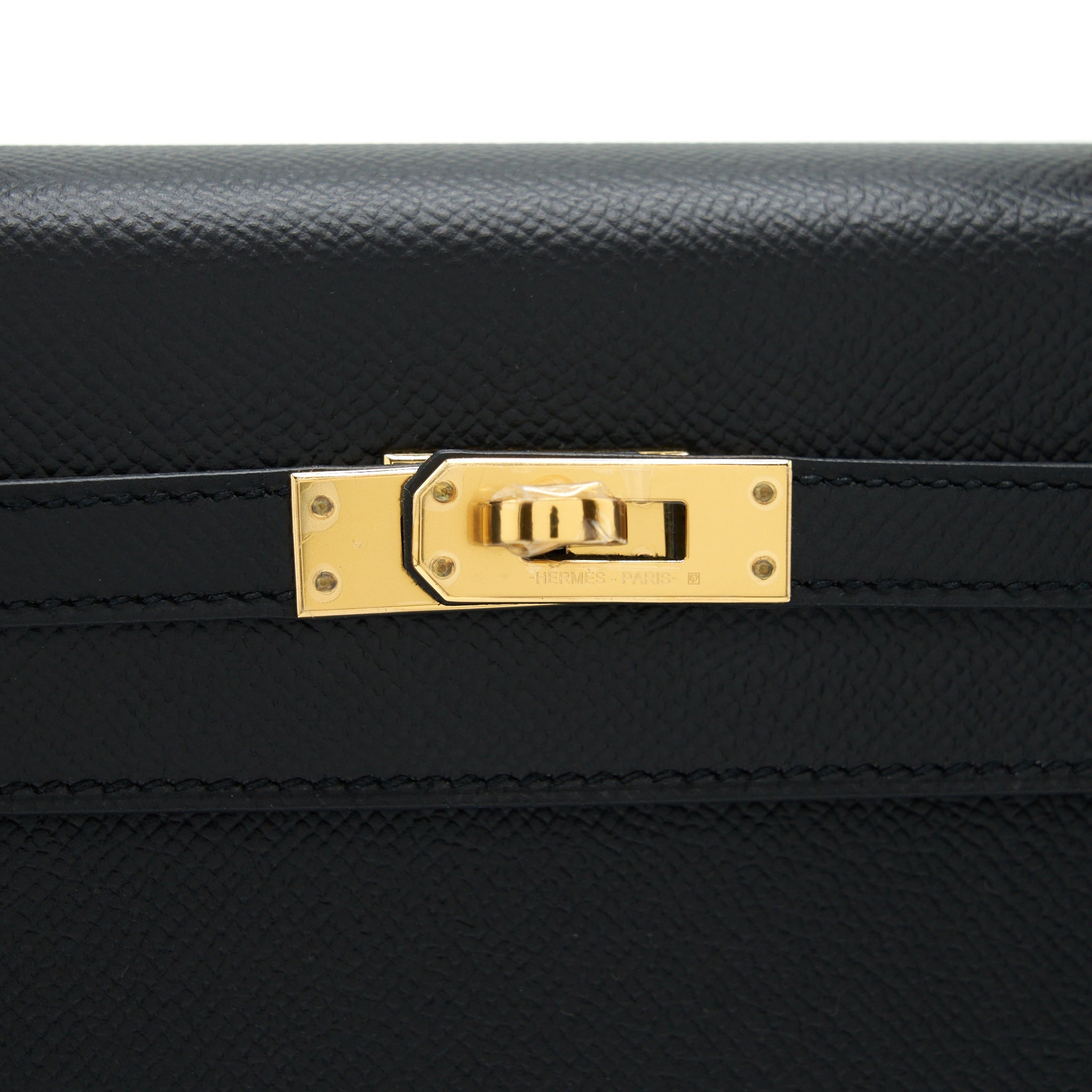 HERMES KELLY 25 EPSOM BLACK GHW