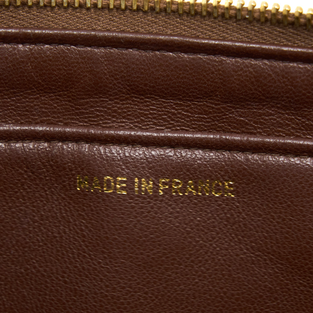 CHANEL VINTAGE CLASSIC TIMELESS BACKPACK LAMBSKIN BROWN GHW