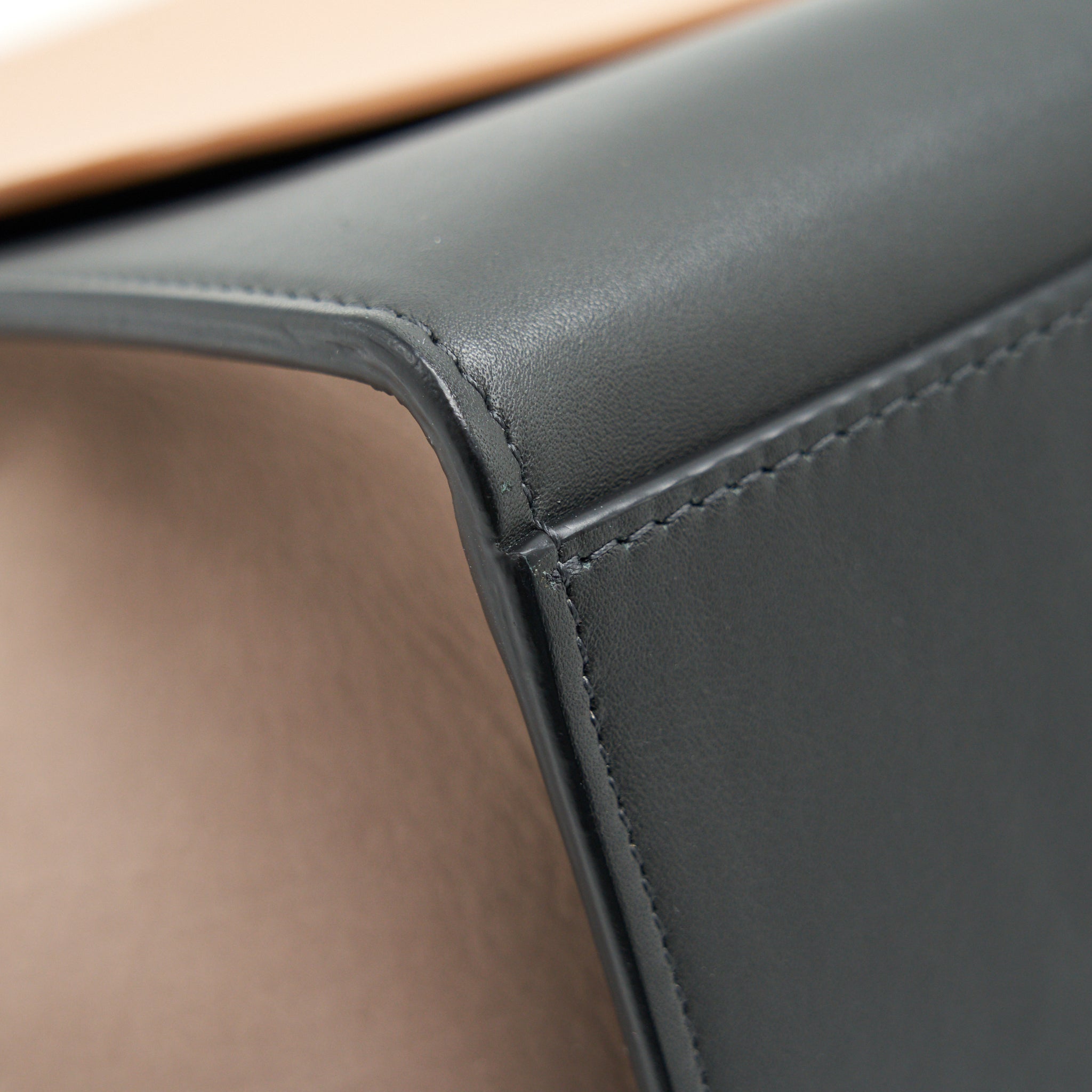CELINE SMALL TRAPEZE BAG MULTI COLOUR BEIGE/ BLACK/ PINK BEIGE