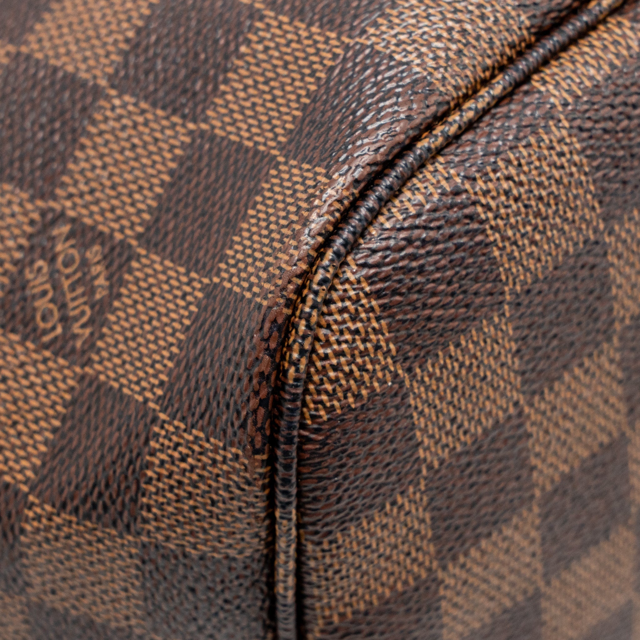 LOUIS VUITTON NEVERFULL MM DAMIER EBENE CANVAS GHW