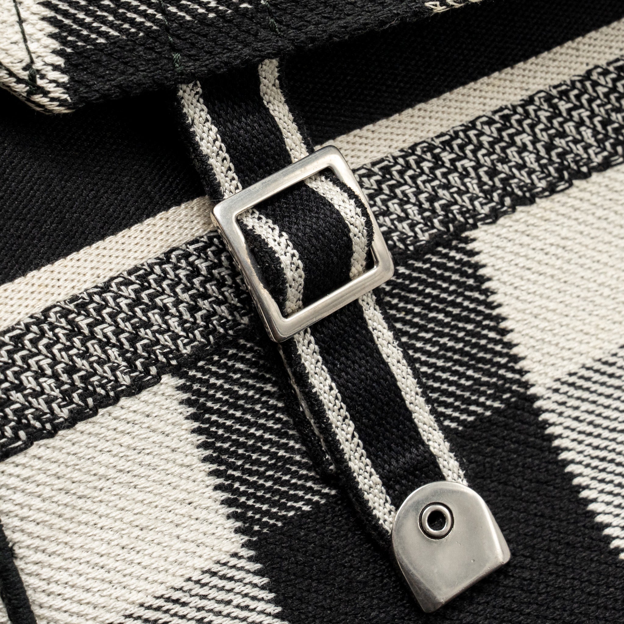 DIOR DIORCAMP MESSENGER BAG CANVAS BLACK/WHITE SHW